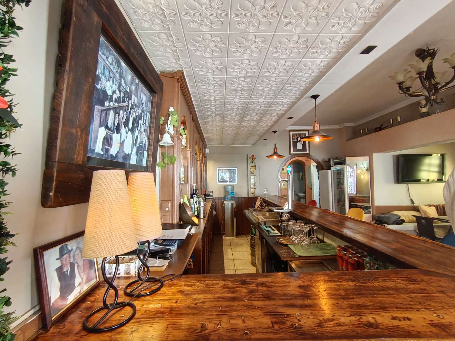 Traspaso Cafe Bar en Benalmadena - Cocina y Terraza soleada