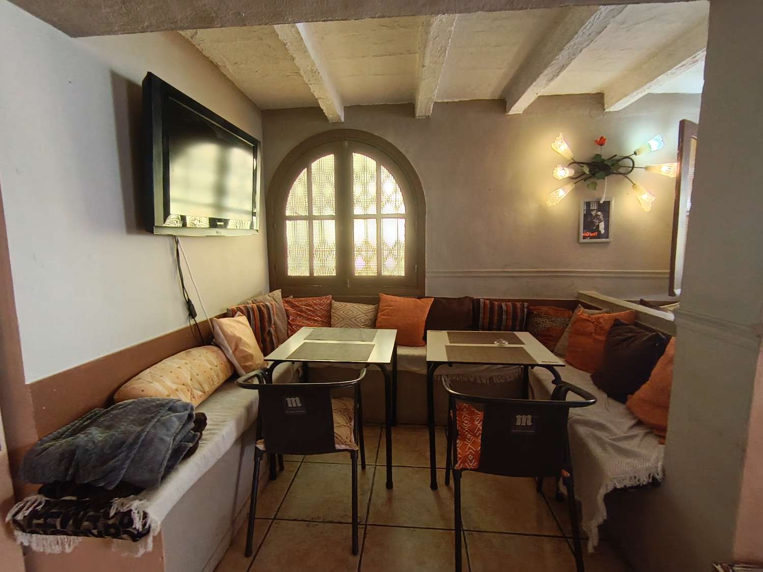 Traspaso Cafe Bar en Benalmadena - Cocina y Terraza soleada