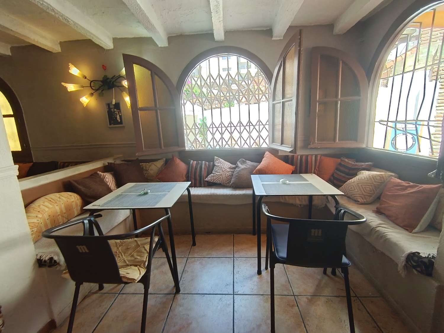 Traspaso Cafe Bar en Benalmadena - Cocina y Terraza soleada
