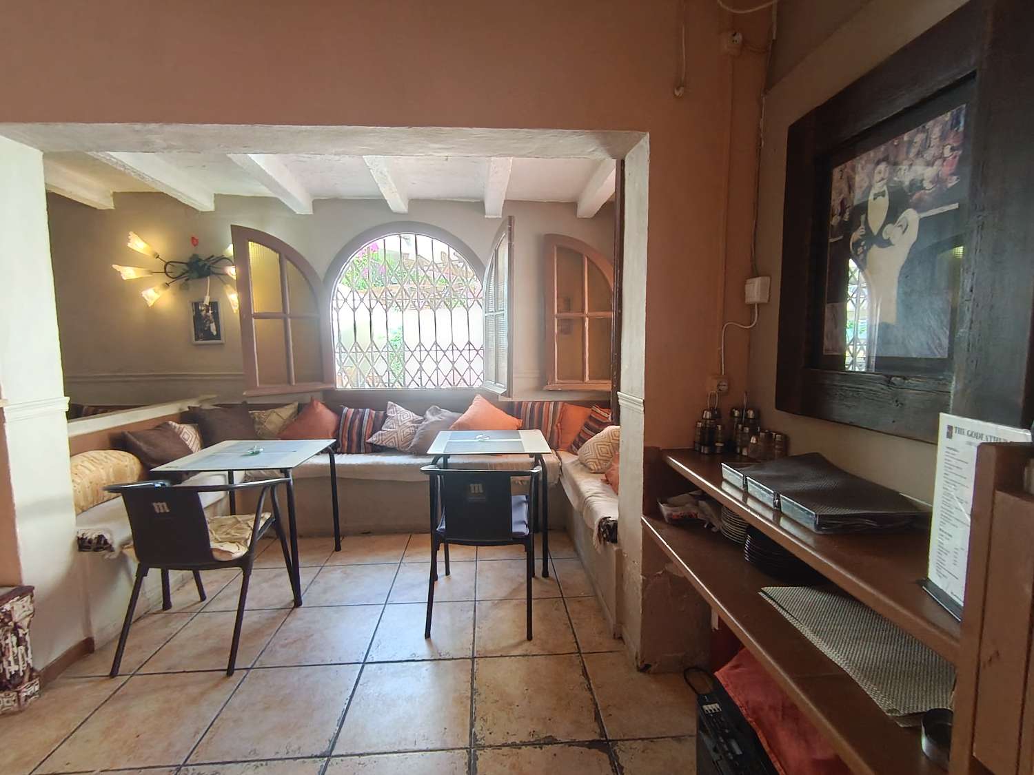 Traspaso Cafe Bar en Benalmadena - Cocina y Terraza soleada