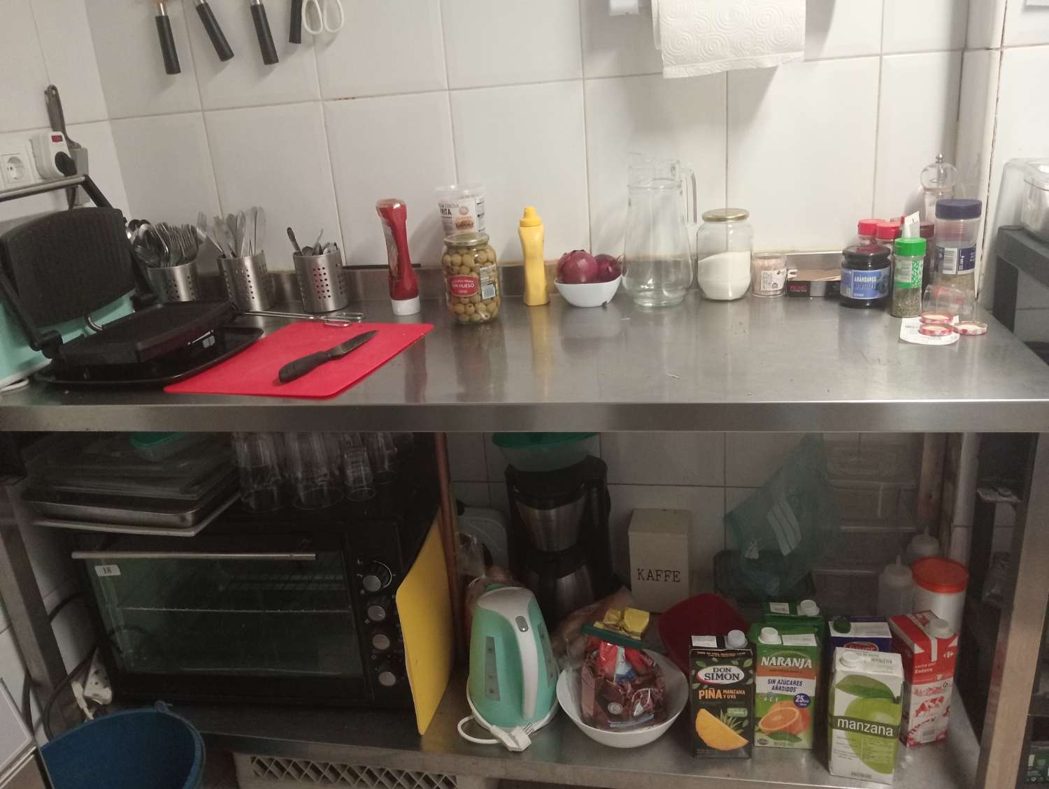 Traspaso Cafe Bar en Benalmadena - Cocina y Terraza soleada