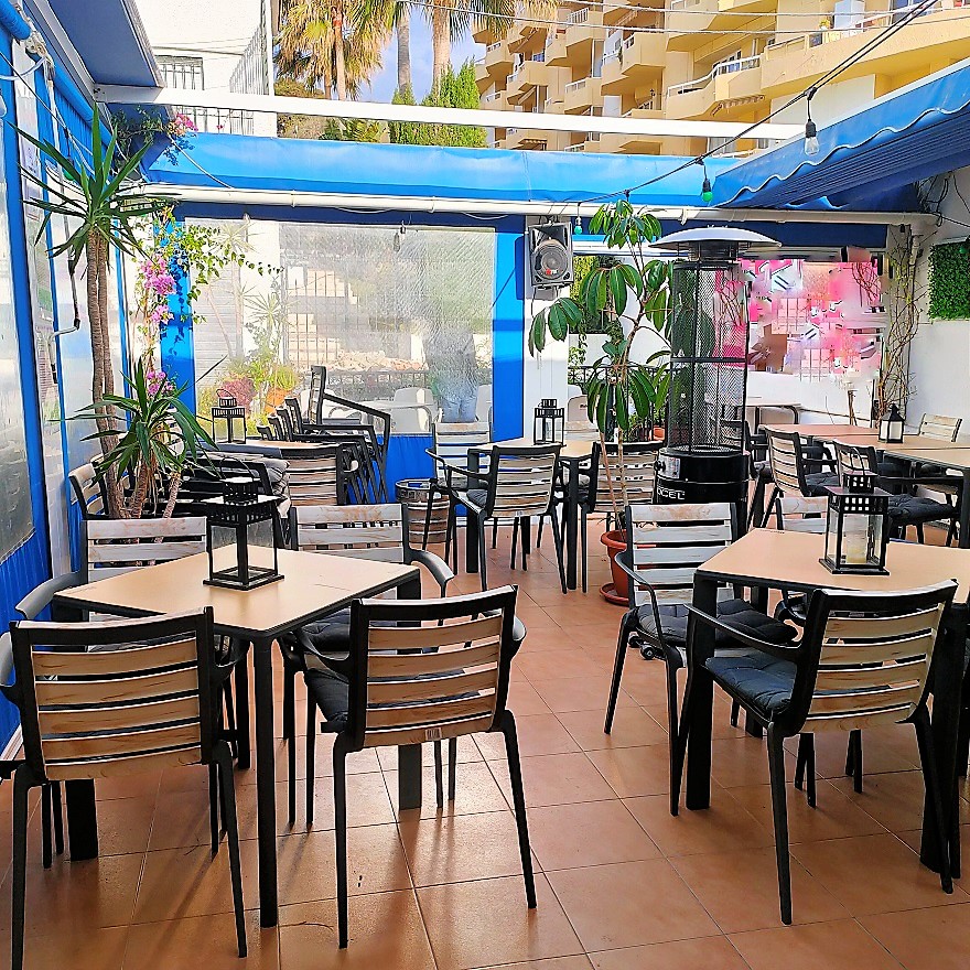 Bistro Pizzeria Bar i Benalmádena Costa del Sol - 50 meter fra stranden