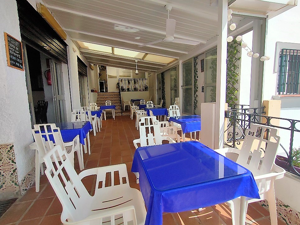 Cafe Bar till salu i Torremolinos - Terrass med panoramautsikt