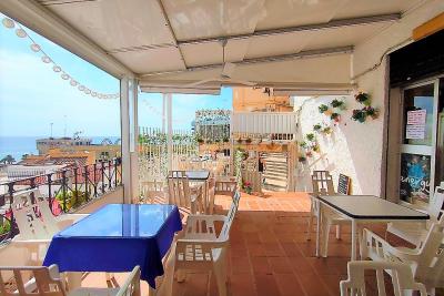 Cafe Bar for Sale in Torremolinos - Terrace with Panoram...
